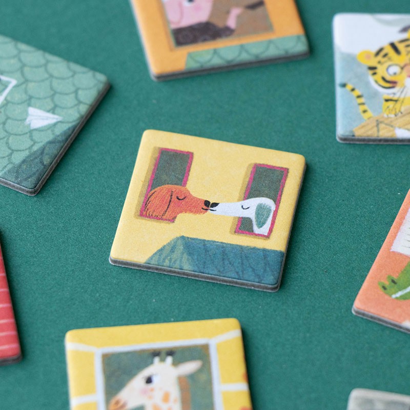 puzzle i joc d'observar i inventar històries